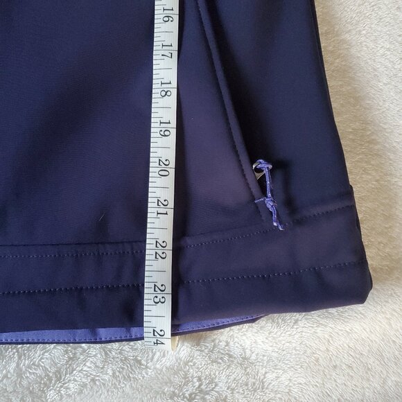 Free Country Softshell Jacket Women’s Water Resistant Fleece Purple Small - Picture 10 of 16